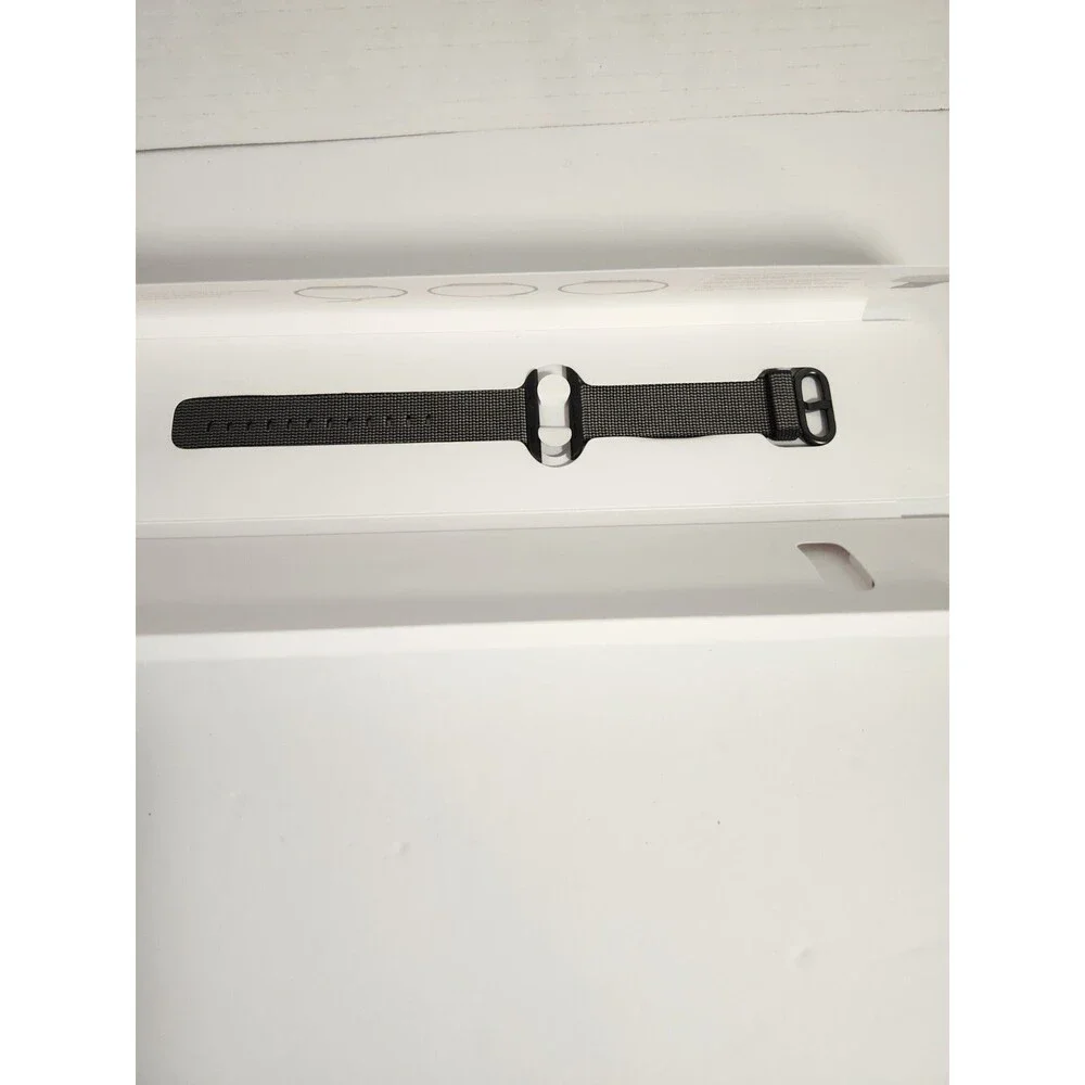 Apple Watch Woven NYLON Band 38MM Black 316L Space Grey Stainless Buckle